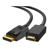 Cabo Adaptador Displayport Para Hdmi 4k