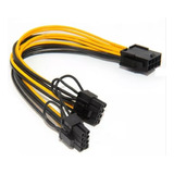 Cabo Adaptador Eps Cpu 8 Pinos P/ 2 X Pci-e 8 (6+2) 15cm
