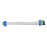 Cabo Adaptador Extensor Flexível Riser Card Pci-express 1x