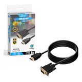 Cabo Adaptador Hdmi Macho X Vga Macho 1.8 M Alta Qualidade Lumi