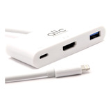 Cabo Adaptador Lightning Para Hdmi + Usb Otg - iPhone iPad 
