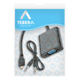 Cabo Adaptador Micro Hdmi Para Vga Com Áudio E Cabo 20 Cm
