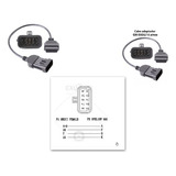 Cabo Adaptador Opel Gm 10 Pinos Para Obd2 16 Pinos