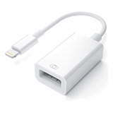 Cabo Adaptador Otg Transferência De Dados Usb Para iPhone