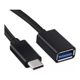 Cabo Adaptador Otg Usb-c Tipo- Type-c Macho X Usb 3.0 Fêmea 