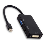 Cabo Adaptador Para Mac Mini Displayport 3x1 Hdmi Vga