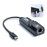 Cabo Adaptador Rede Rj45 Porta Usb-c Internet Tablet Celular