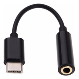 Cabo Adaptador Tipo C X P2 Fone De Ouvido Para Android