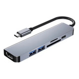 Cabo Adaptador Type-c 3 In 1 Usb-c Hdmi 4k Para Macbook 12
