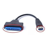 Cabo Adaptador Usb 3.0 Para Sata 22 Pinos Ssd Hd 2.5