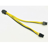 Cabo Adaptador Vga Pci-express 6 Pinos / 2x 6 Pinos 008
