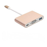 Cabo Adaptador Vga X Type-c Usb-c 3.1 P/ New Macbook Air Pro