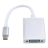 Cabo Adaptador Vga X Type-c Usb-c 3.1 Para Mac Air Ou Pro