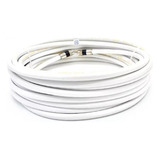 Cabo Antena Rg06 Br Coaxial Montado 1 Metro + Emenda F