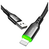 Cabo Auto Power Off Usb Lightning Led Para iPhone 3a 180cm