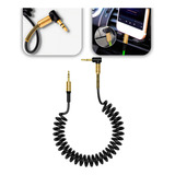 Cabo Auxiliar P2 Áudio Rádio Som Carro Mp3 Redondo Reforçado
