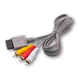 Cabo Av - Nintendo Wii Ponta Dourada - Ótima Qualidade