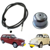 Cabo + Calota Velocimetro Fusca - Variant - Tl