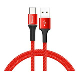 Cabo Carregador 2m Baseus Flexível Usb Tipo-c Hub Notebook