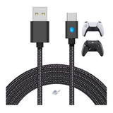 Cabo Carregador Controle Ps5 Xbox Series Usb-c 3 Metros