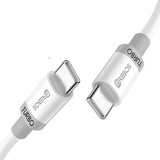 Cabo Carregador Hrebos Usb Celular Tipo C 3 Metros Turbo Reforçado Cor Branco