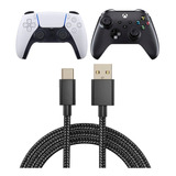 Cabo Carregador Tipo C Controle Ps5 Xbox Series 3 Metros