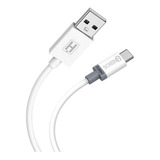 Cabo Carregador Turbo Type-c Para Moto G6 G7 Plus 2 Metros Cor Branco