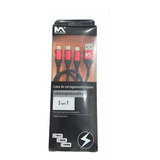 Cabo Carregamento Rápido 3 Em 1 Tipo C, Micro Usb Promoção
