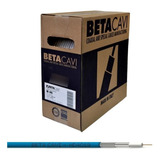 Cabo Coaxial Hd 4019 Lszh Caixa De 100 Metros - Azul