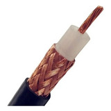 Cabo Coaxial Rg 213 Malha 96% Cobre Nú Datalink - 50mt