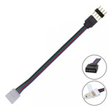 Cabo Conector P Fita Led Rgb 5050 3528 C 4 Pinos Macho 