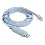 Cabo Console Usb Rj45 Azul Terminal Switch Roteador Cisco
