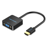 Cabo Conversor Adaptador Hdmi Para Vga P2 Audio 15cm Vention