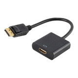 Cabo Conversor Displayport Para Hdmi Preto