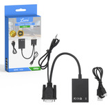 Cabo Conversor Vga Para Hdmi Com Áudio E Vídeo 1080p Lumi