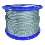 Cabo De Aço Galvanizado 5/32 4,0mm Alma De Aço 30 Metros