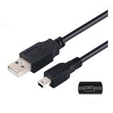 Cabo De Dados E Carregamento Mini Usb V3 - Simples E Durável Cor Preto