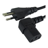 Cabo De Força 90 Graus Monitor Gabinete Fonte Atx Pc Energia