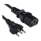 Cabo De Força Padrão Atx Reforçado Para Pc / 3 Pinos 