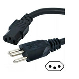 Cabo De Força Tripolar 3x0,75mm Plug 10 Amp 3 Metros 10pçs