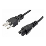 Cabo De Força Tripolar Ac Para Tv LG Samsung Fonte Notebook