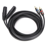 Cabo De Instrumento Jorindo Microfone Dual Xlr Para Dual Rca