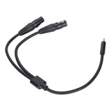 Cabo De Microfone Jorindo Dual Xlr Fêmea Para Conector De 3,