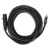 Cabo De Microfone Jorindo Xlr Feminino Para Cabo Rca Macho