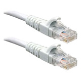 Cabo De Rede 5 Metros Lan Internet Crimpado De Fabrica Rj45 Mais Resistente Cat6 1 Gb Por Segundo Cor Branco Discreto Minimalista