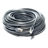 Cabo De Rede Cat6 30 Metros - Cat 6 - Utp - Patch Cord 30m Cor Preto