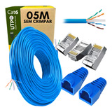 Cabo De Rede Cat6 Utp Internet Gigabit Rj45blindado 5 Metros