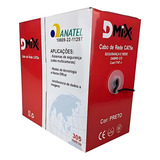 Cabo De Rede Dmix Cat5e 100% Cobre Anatel 305m Preto