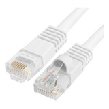 Cabo De Rede Ethernet Lan Rj45 Cat5e - 10 Metros - Branco