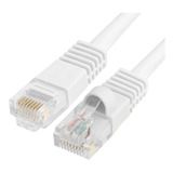 Cabo De Rede  Ethernet Lan Rj45 Cat5e  - 20 Metros - Branco